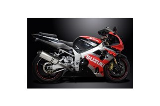 SUZUKI GSXR1000 2001-2002 K1-K2 343MM XOVAL KIT SCARICO SILENZIATORE IN TITANIO