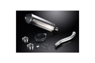 HONDA XL700VA TRANSALP 08-14 343MM X-OVAL TITANIUM BSAU SILENCER EXHAUST KIT