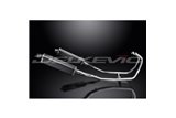 SCARICO COMPLETO KAWASAKI GPZ500S EX500 2-2 343MM SILENZIATORI INOX X-OVAL