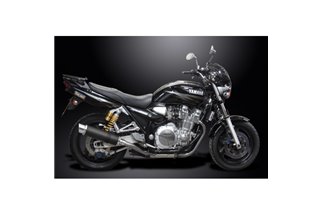 YAMAHA XJR1300 2004-2006 SCARICO COMPLETO 4-2 SILENZIATORI TONDO IN CARBONIO DA 350 MM