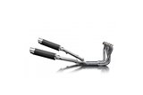 HONDA CB1100SF X11 1999-02 SCARICO COMPLETO 4-2 350MM CARBONIO SILENZIATORI BSAU TONDO