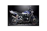 SUZUKI GSX1400 2001-04 DELKEVIC FULL EXHAUST 4-2 350MM ROUND STAINLESS SILENCERS