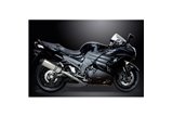 KAWASAKI ZZR1400 12-20 DECAT 4-2 SCARICO 343MM TITANIO XOVAL BSAU SILENZIATORI