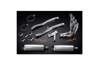 KAWASAKI ZZR1400 08-11 4-2 EXHAUST SYSTEM 343MM TITANIUM XOVAL BSAU SILENCERS