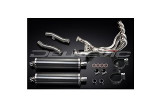 KAWASAKI ZZR400/600 1990-2009 FULL 4-2 EXHAUST SYSTEM 450MM CARBON SILENCERS