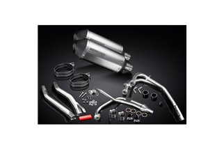 YAMAHA XJ600 DIVERSION 1992-04 SCARICO COMPLETO 4-2 260MM SILENZIATORI TITANIO X-OVAL