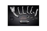 YAMAHA FZ1 FAZER FZ1S 06-15 FULL 4-1 EXHAUST 200MM CARBON ROUND SILENCER