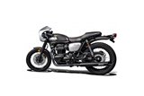 KAWASAKI W650 W800 19-24 SCARICO 2-2 550MM SILENZIATORI SLASH CUT INOX CERAMICA