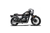 KAWASAKI W650 W800 2019-24 SCARICO COMPLETO 2-2 410MM SILENZIATORI SLASH CUT INOX