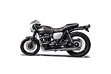 KAWASAKI W650 W800 2019-24 SCARICO COMPLETO 2-2 410MM SILENZIATORI SLASH CUT INOX