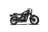 KAWASAKI W650 W800 2019-24 FULL EXHAUST 2-2 410MM TURN OUT SILENCERS STAINLESS