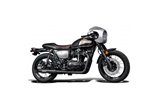 KAWASAKI W650 W800 19-24 SCARICO 2-2 410MM SILENZIATORI TURN OUT INOX CERAMICA