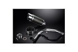 BMW G310R G310GS 2017-20 SISTEMA DI SCARICO DECAT SILENZIATORE TONDO IN CARBONIO DA 200 MM