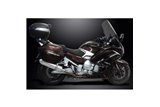 KIT SILENZIATORI DI SCARICO IN ACCIAIO INOX TRI-OVALE YAMAHA FJR1300 2006-2023 420MM