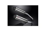 YZFR1 YZF-R1 2009-2014 / 2* XOVAL 343MM (13.5 INCH) L/H + R/H SILENCERS BRUSH 304 STAINLESS STEEL