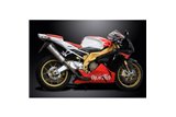 TUONO 1000R 2006-2010 / RSV1000R 2004-2010 / 2* XOVAL R/H + L/H 343MM (13.5 POLLICI) SILENZIATORI SPAZZOLA 30