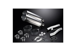 KAWASAKI ZR1100B ZEPHYR 1996-97 343MM X-OVAL TITANIUM BSAU SILENCER EXHAUST KIT