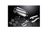 KAWASAKI ZR1100B ZEPHYR 1996-97 343MM X-OVAL TITANIUM BSAU SILENCER EXHAUST KIT