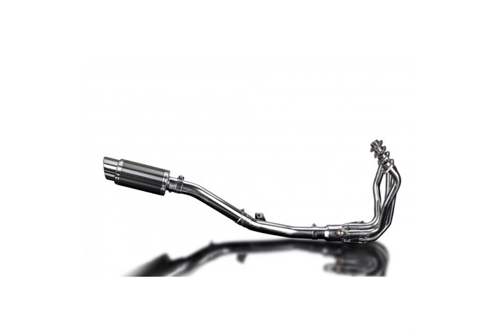 KAWASAKI 1000 VERSYS 2010-2014 SCARICO COMPLETO 4-1 SILENZIATORE TONDO IN CARBONIO 200MM