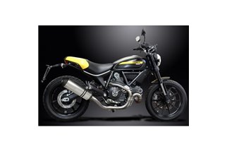 DUCATI SCRAMBLER FULL THROTTLE 2015-2016 260MM X-OVAL TITANIUM BSAU EXHAUST KIT