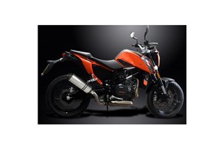 KTM 690 DUKE 2012-2018 343MM XOVAL KIT SCARICO SILENZIATORE TITANIO BSAU