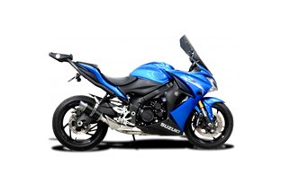 SUZUKI GSX-S1000F 2015-2020 200MM SCARICO COMPLETO SILENZIATORE TONDO IN CARBONIO