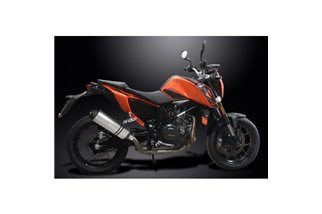 KTM 690 DUKE 2017-2018 DECAT 343MM XOVAL KIT SCARICO SILENZIATORE TITANIO BSAU