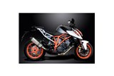 KTM SUPERDUKE 1290 2014-2018 343MM XOVAL KIT SCARICO SILENZIATORE TITANIO BSAU