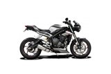 TRIUMPH STREET TRIPLE 765RS 2017-22 SILENZIATORE XOVAL 343MM TITANIO