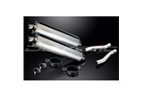 KAWASAKI ZZR400 ZZR600 1990-2009 450MM OVAL STAINLESS BSAU SILENCER EXHAUST KIT