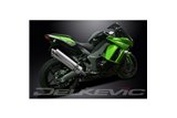 KAWASAKI Z1000SX ABS 2010-2019 KIT SCARICO SILENZIATORE BSAU IN ACCIAIO OVALE DA 450 MM