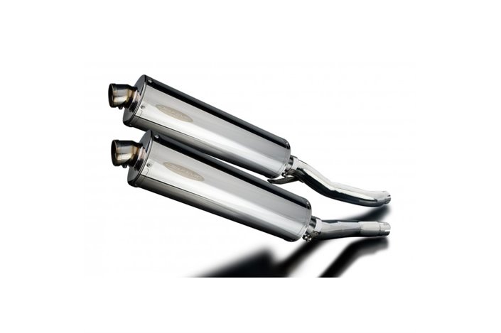 YAMAHA XJ600N XJ600S DIVERSION 92-04 450MM OVAL STAINLESS BSAU SILENCER EXHAUST