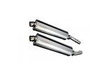 APRILIA RSV1000 R FACTORY 04-10 450MM OVAL STAINLESS BSAU SILENCER EXHAUST KIT