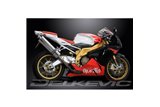 APRILIA RSV1000 R FACTORY 04-10 450MM OVALE INOX BSAU KIT SCARICO SILENZIATORE