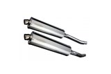 YAMAHA TDM900 2002-2013 450MM OVAL STAINLESS BSAU SILENCER EXHAUST KIT