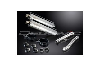 YAMAHA FJ1200 (3CV) 1988-1990 450MM OVAL STAINLESS BSAU SILENCER EXHAUST KIT