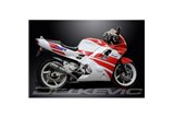 HONDA CBR600F 91-98 SISTEMA DI SCARICO COMPLETO 4-1 SILENZIATORE TONDO INOX DA 200 MM