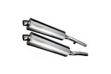 TRIUMPH TROPHY 1200 1991-1993 KIT SCARICO SILENZIATORE BSAU OVALE IN ACCIAIO INOX 450MM