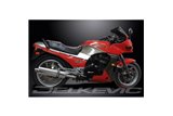 KAWASAKI GPZ900R ZX900A 1984-03 450MM OVALE INOX BSAU KIT SCARICO SILENZIATORE