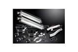 KAWASAKI ZR1100A ZEPHYR 92-95 450MM OVAL STAINLESS BSAU SILENCER EXHAUST KIT