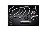 HONDA VFR800FI 98-01 SISTEMA DI SCARICO COMPLETO SILENZIATORE TONDO INOX DA 200 MM