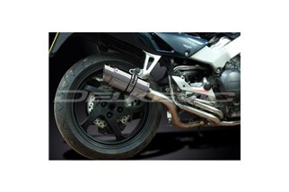 HONDA VFR800FI 98-01 SISTEMA DI SCARICO COMPLETO SILENZIATORE TONDO INOX DA 200 MM