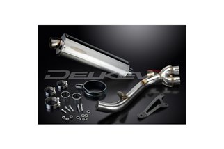 HONDA CB1000R-RA 2008-2017 DECAT 450MM OVAL STAINLESS BSAU SILENCER EXHAUST KIT