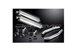 SUZUKI GSXR1100 KLMN 1989-93 450MM OVALE INOX BSAU SILENZIATORE SCARICO KIT