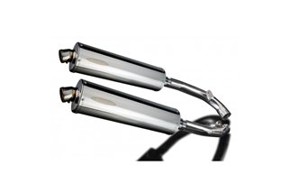 HONDA VTR1000 SP1 2000-2001 450MM OVAL STAINLESS BSAU SILENCER EXHAUST KIT