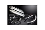 HONDA VTR1000 SP1 2000-2001 450MM OVAL STAINLESS BSAU SILENCER EXHAUST KIT