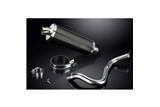 KTM RC390 390 DUKE 17-20 DECAT 350MM OVALE CARBONIO BSAU KIT SCARICO SILENZIATORE