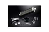 BMW R NINE T 2014-2018 KIT SCARICO SILENZIATORE BSAU CARBONIO OVALE DA 350 MM