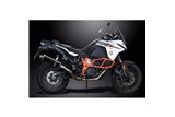 KTM 1050 1090R 1190 1290R ADVENTURE 13-18 KIT SCARICO BSAU CARBONIO OVALE 350MM