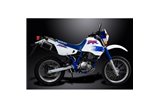 SUZUKI DR650 1990-1995 KIT SCARICO SILENZIATORE BSAU CARBONIO OVALE DA 350 MM